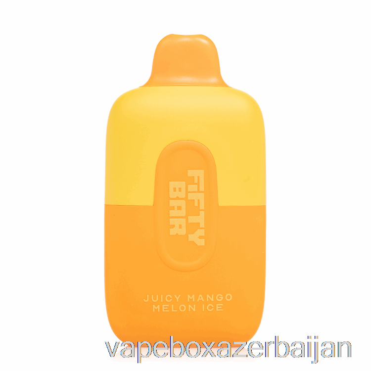 Vape Box Azerbaijan Fifty Bar 6500 Disposable Juicy Mango Melon Ice